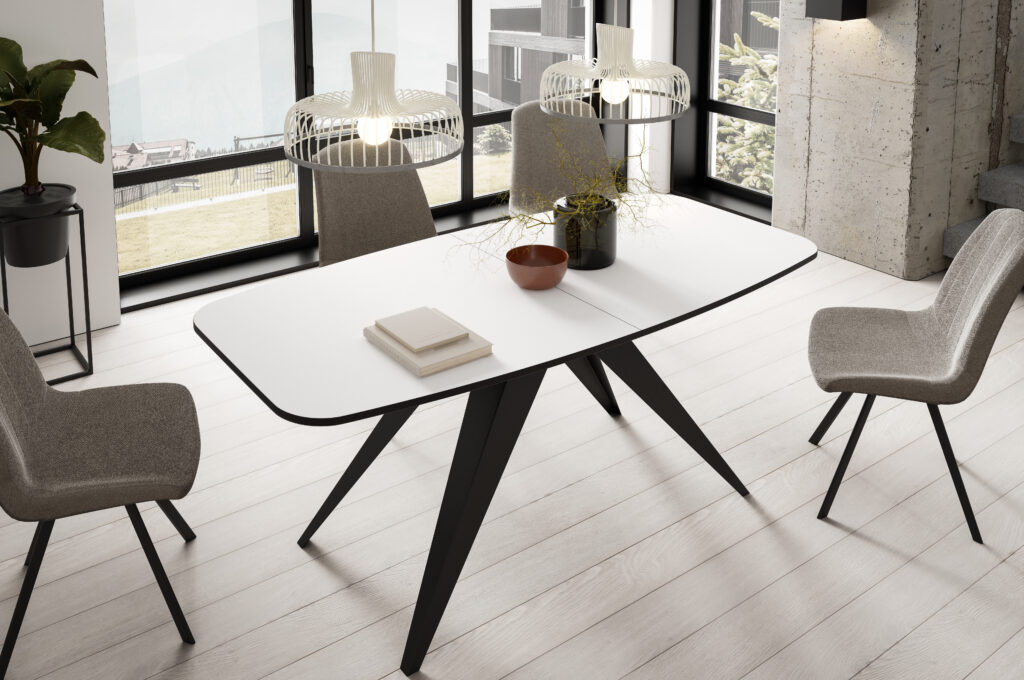 stół 5 packshot biel arktyczna