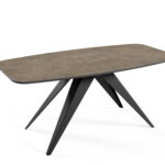Stół ORBI 180 rozkładany 180-220x90 cm beton chicago