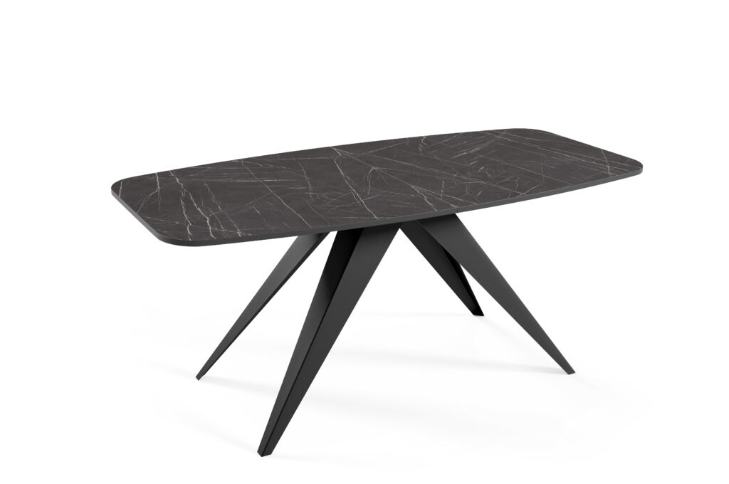 stół 5 pack F206 ST9 Black Pietra Grigia