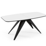 Stół ORBI 180 rozkładany 180-220x90 cm biały