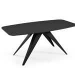 Stół ORBI 180 rozkładany 180-220x90 cm czarny
