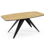Stół ORBI 180 rozkładany 180-220x90 cm dąb lancelot