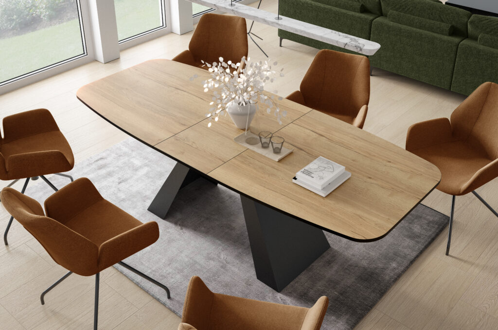 stół 6 pack H1180 ST37 Natural Halifax Oak