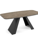 Stół AERO 160 rozkładany 160-200x80 cm beton chicago